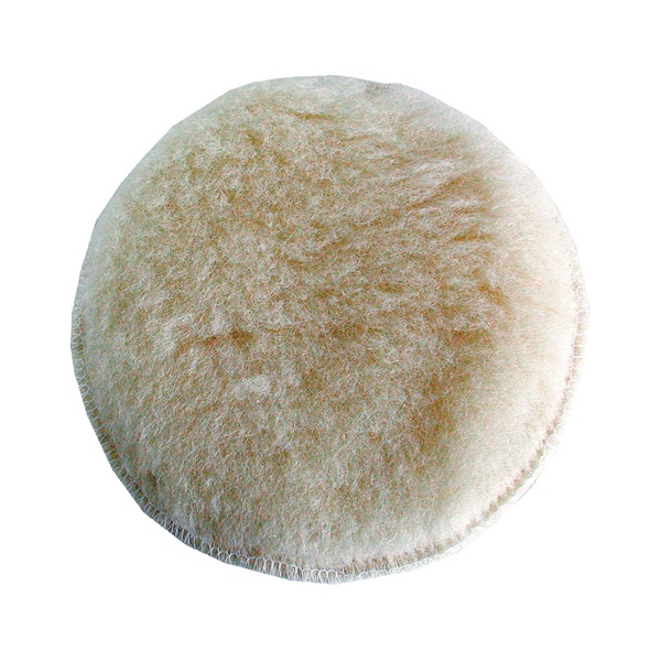 EXTOL CRAFT polír korong, fehér, báránybőr, 150 mm 407201, 8894201 és 8894202 excenter csiszolókhoz [ 10626 ]